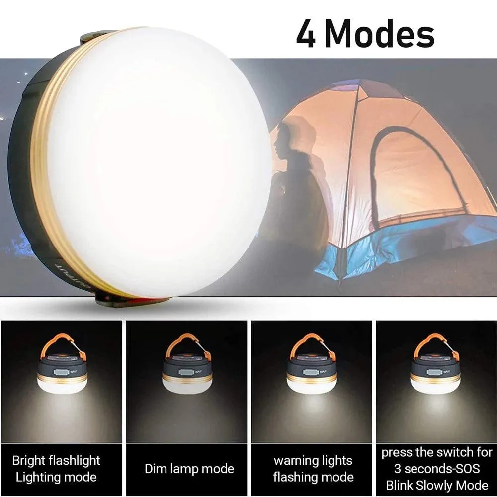 🔋 10W High Power Camping Lantern | 1800mAh USB Rechargeable Portable Lamp | Outdoor Hiking & Tent Hanging Light