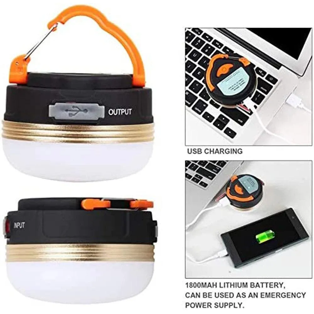 🔋 10W High Power Camping Lantern | 1800mAh USB Rechargeable Portable Lamp | Outdoor Hiking & Tent Hanging Light