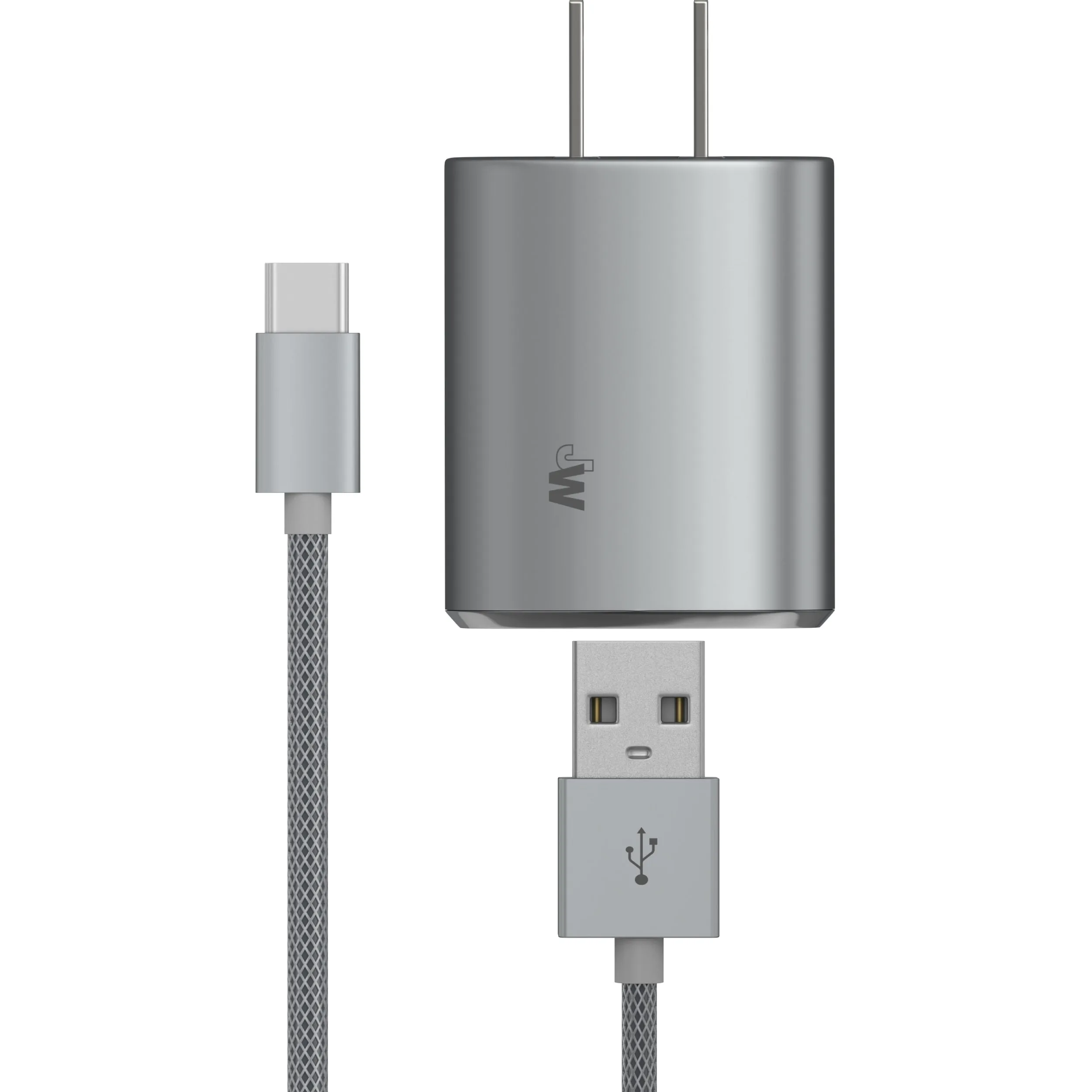 17W Dual Home Charger with 6ft USB-C Cable