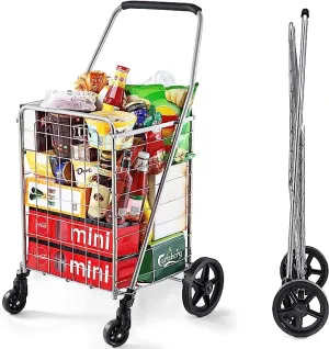 203 Square Shopping cart-gray (Metal)