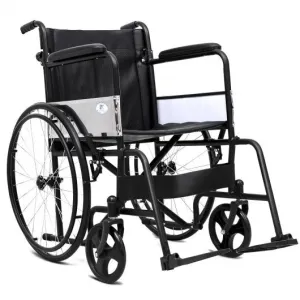 24" Folding Foldable Backrest Transport Wheelchair