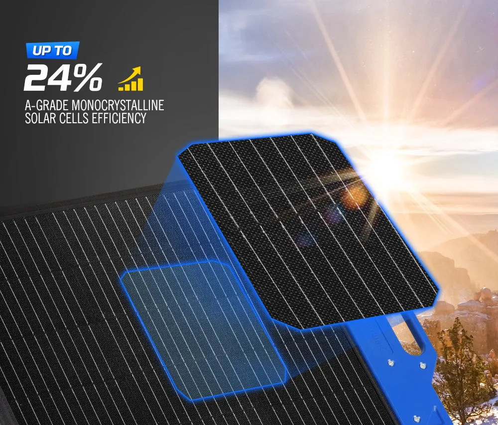 Atem Power 12V 300W Flexible Folding Solar Panel Kit Solar Mat Blanket Camping