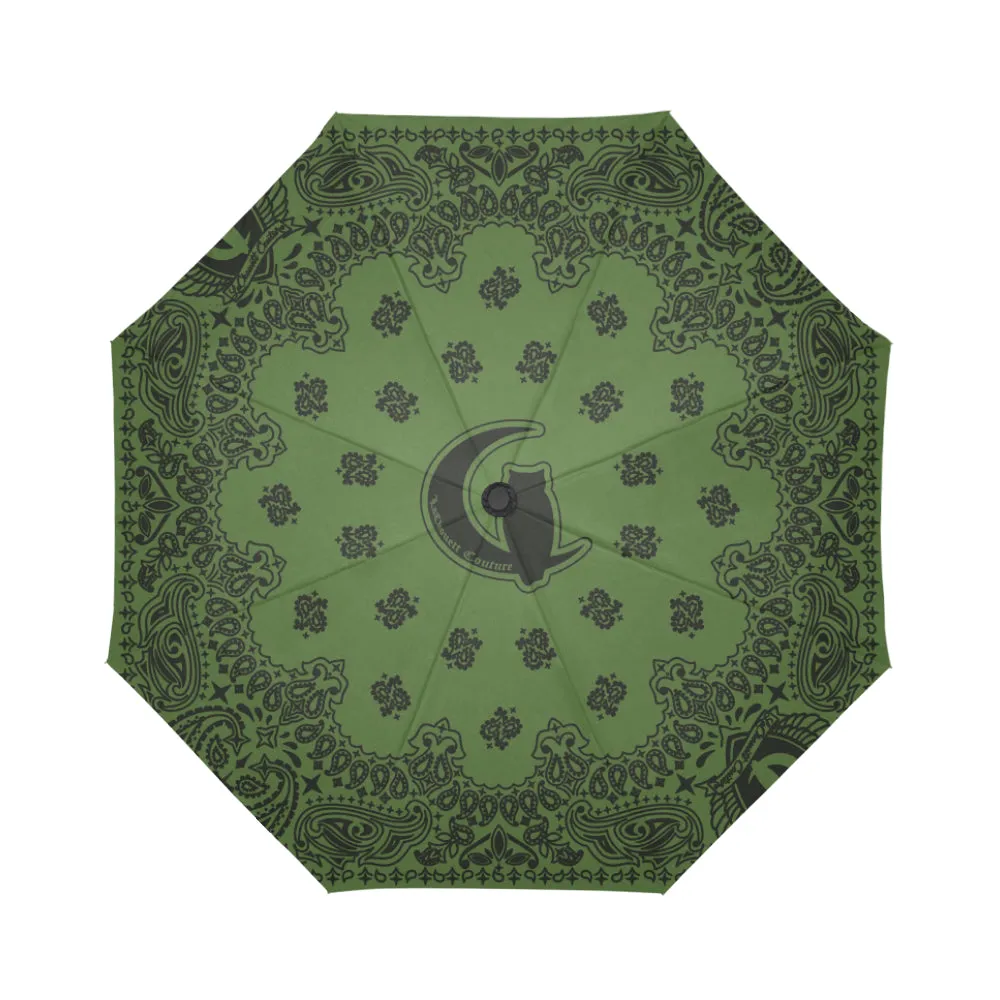 BANDANA KAKI Auto-Foldable Umbrella