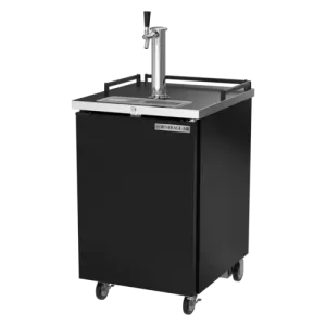 Beverage Air BM23HC-B Draft Beer Cooler with Portable Design and Self-Closing Door