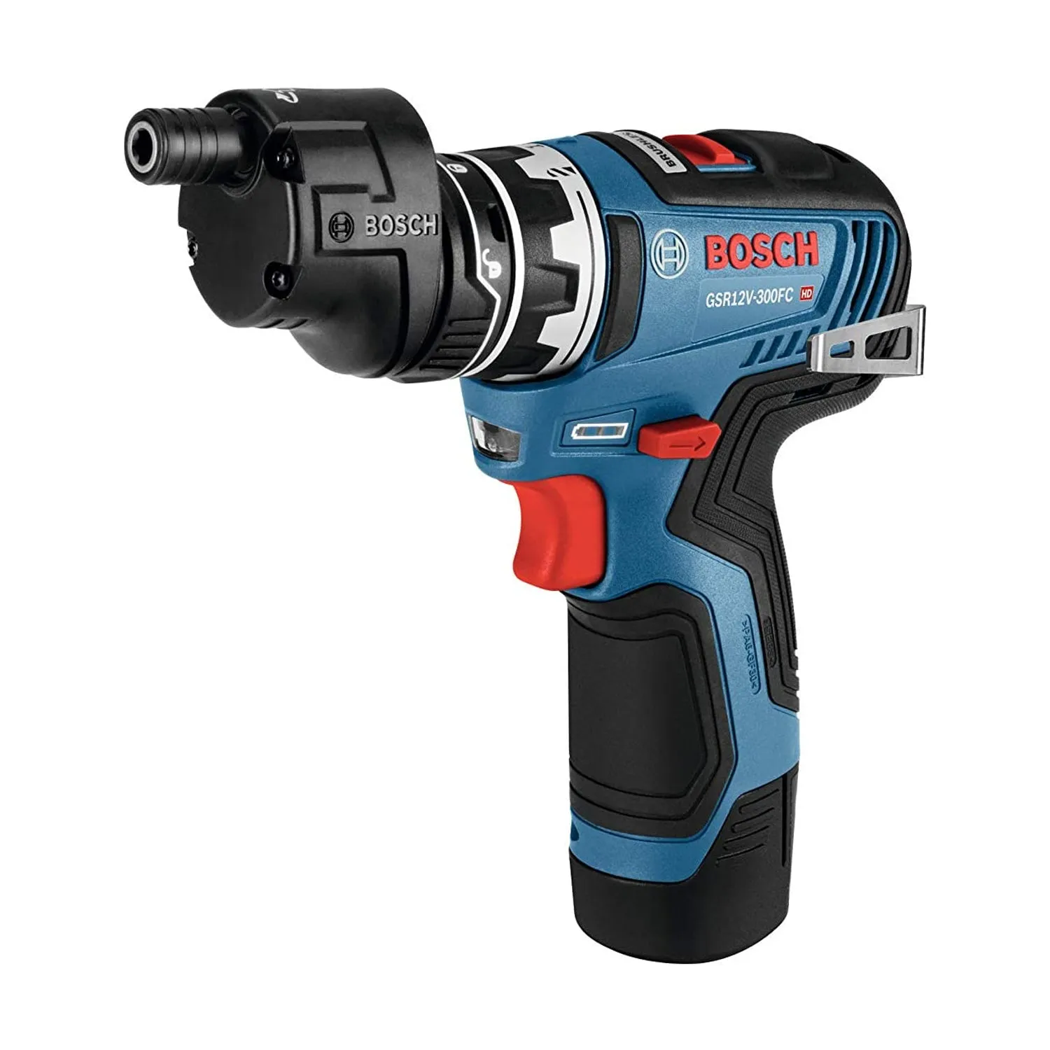 Bosch GSR12V-300FCB22 12V Max EC Brushless Flexiclick 5-In-1 Drill/Driver System