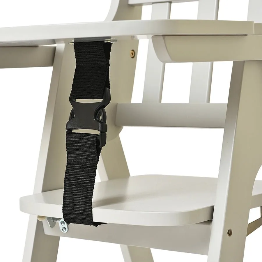 Cuddle Rubber Wood Grey High Chair