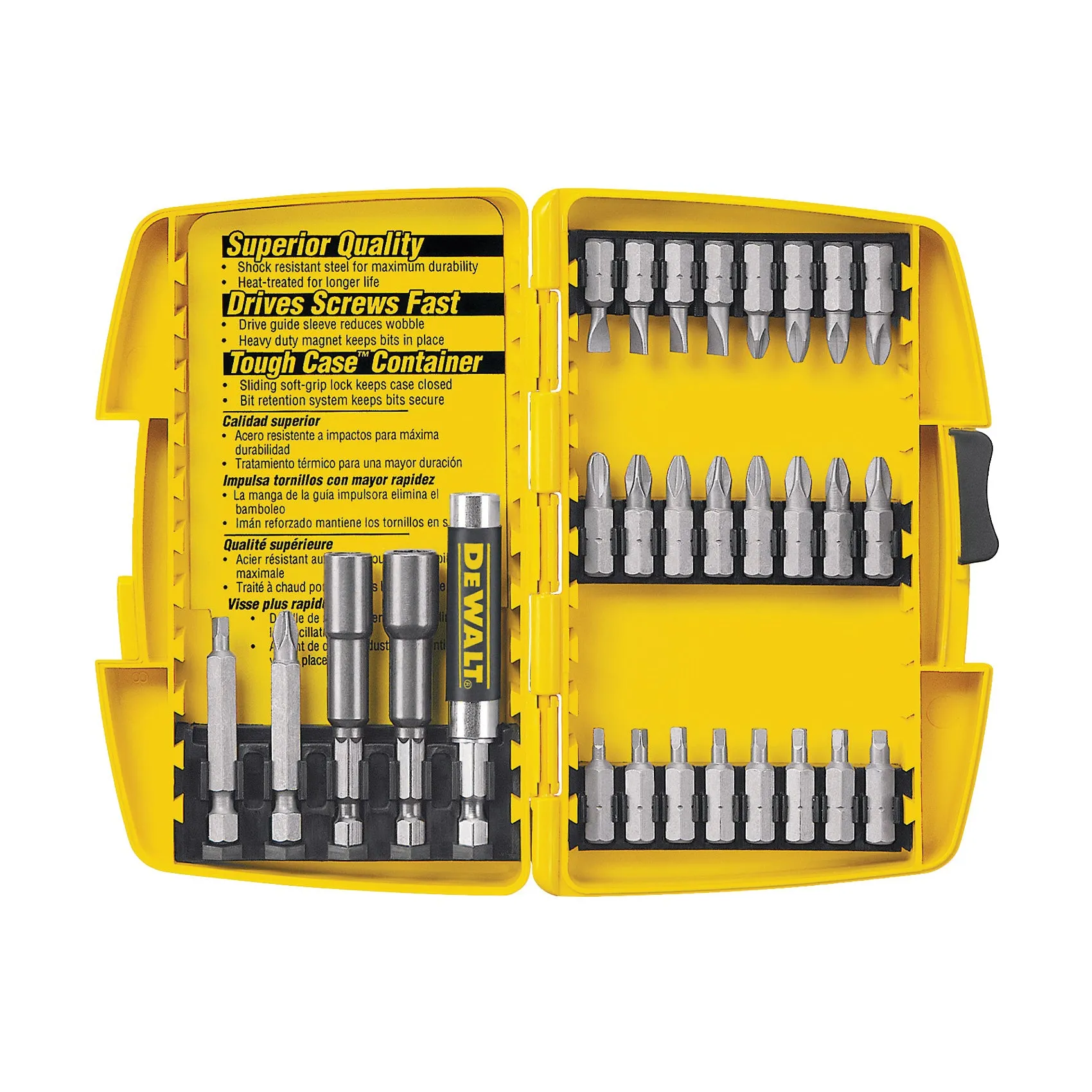 DeWALT DW2162 Screwdriver Bit Set, Steel