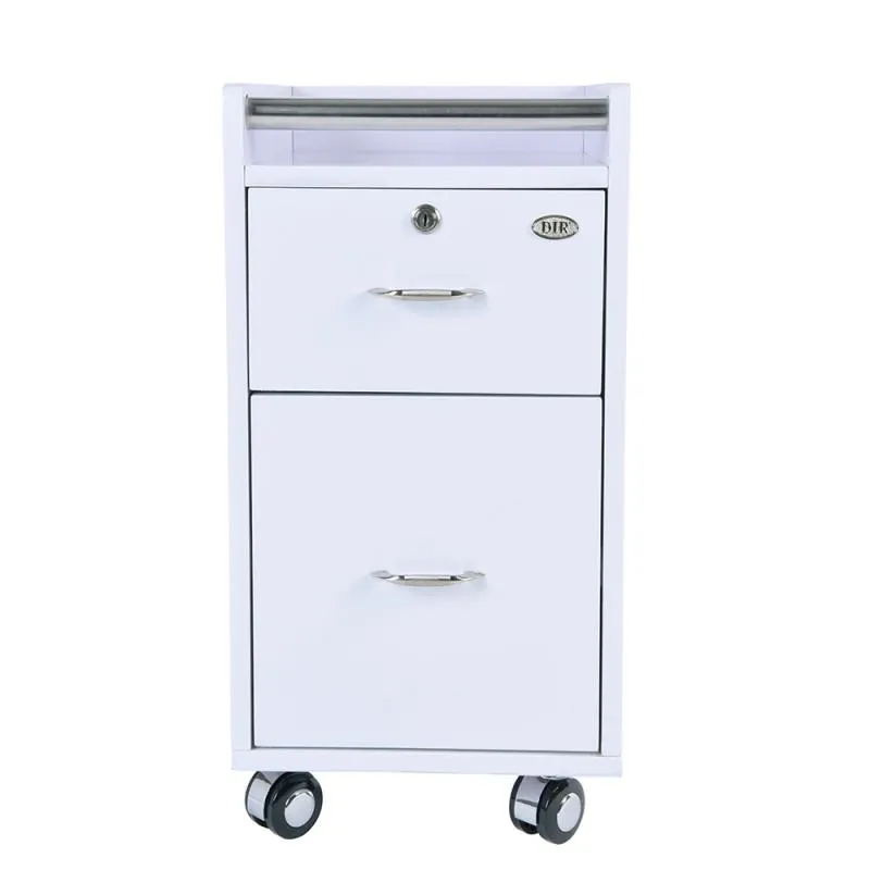 DIR Pedi-Mani Rolling Trolley Cart