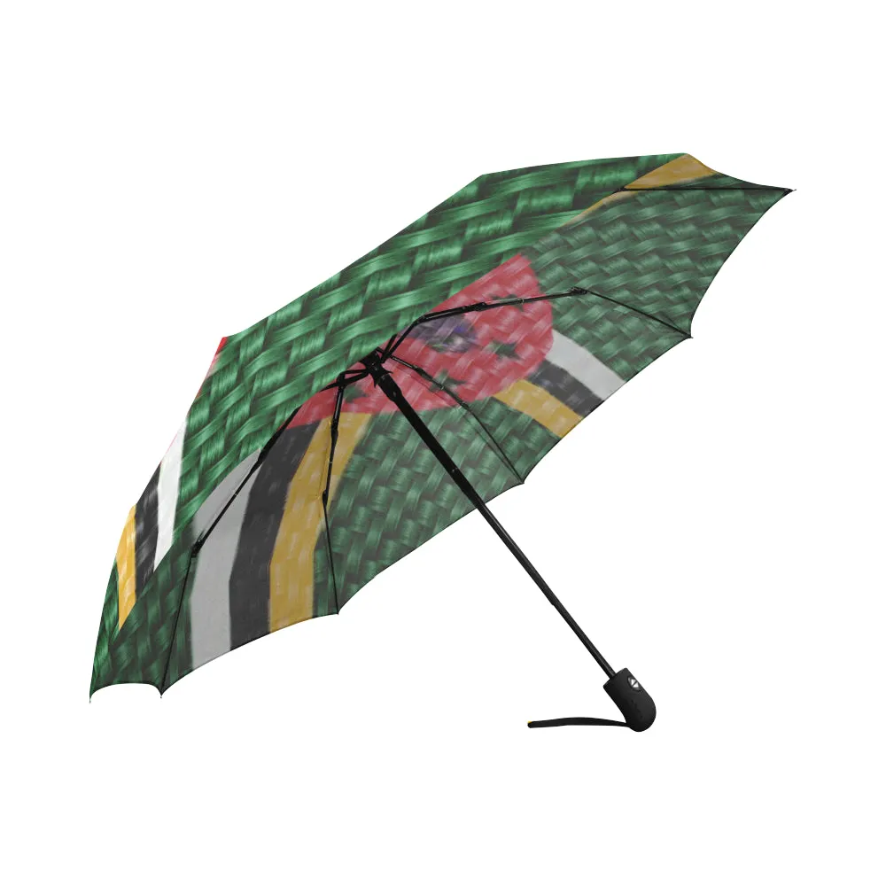 DOMINICA FLAG Auto-Foldable Umbrella