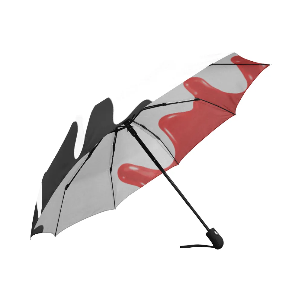 DRIPPIN RED Auto-Foldable Umbrella