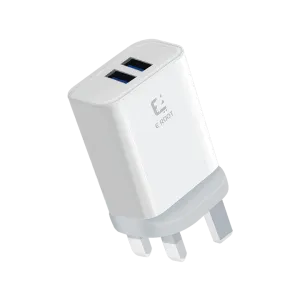 E-Root Dual usb charger with Lightning cable