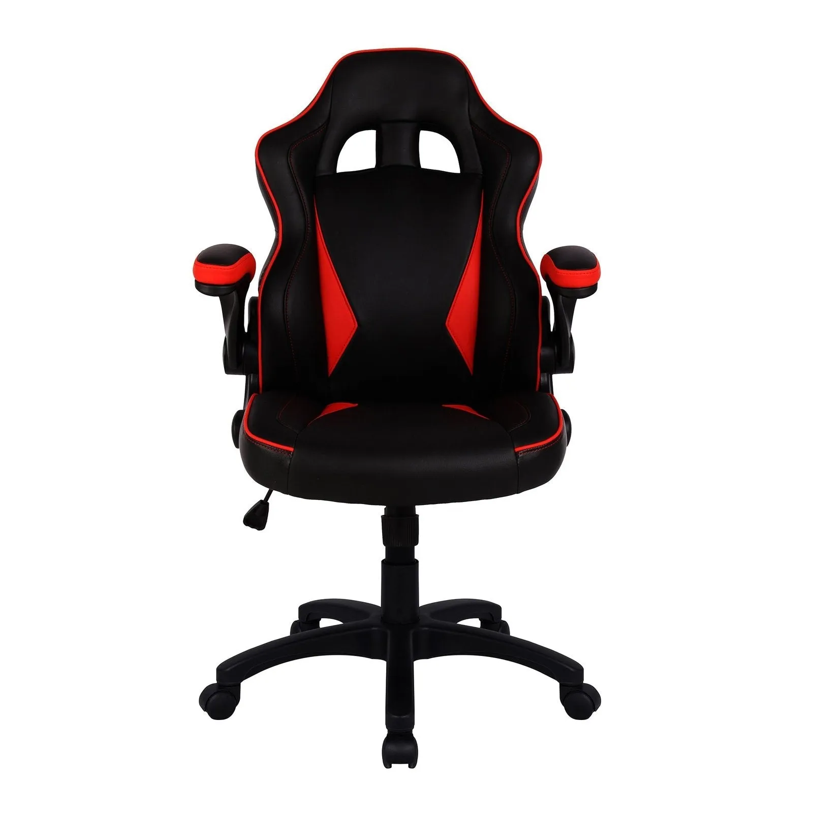 Executive Ergonomic Gaming Style Office Chair with Folding Arms, Integral Headrest and Lumbar Support