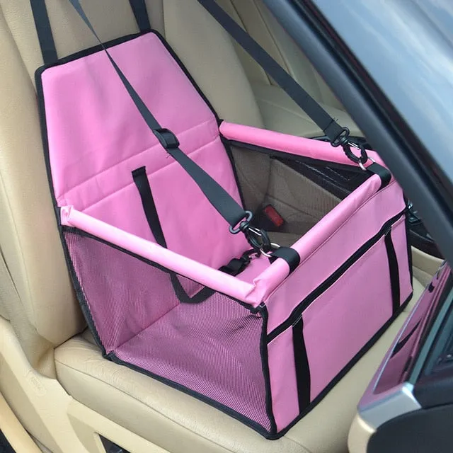 Foldable Car Pet Seat with Safe Belt