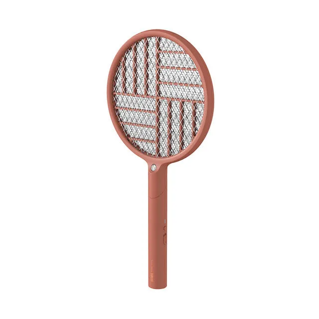 Foldable electric mosquito swatter charger