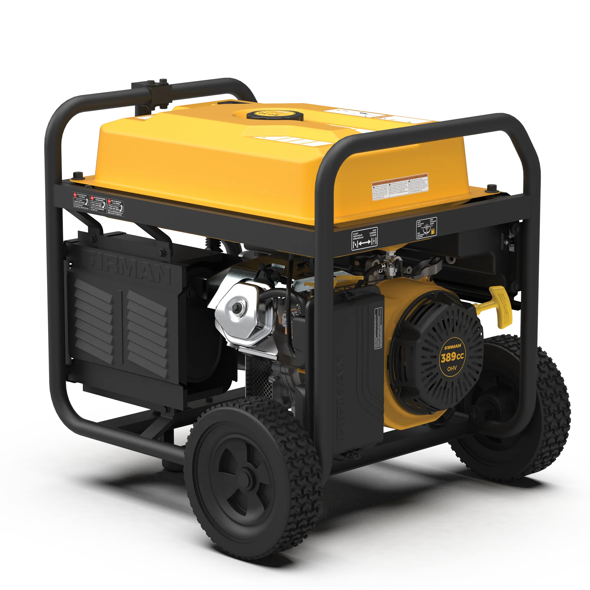 Gas Portable Generator 8350W Recoil Start 120/240V