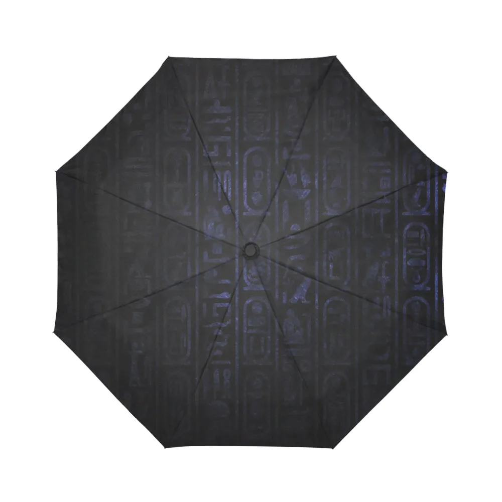 HIEROGLYH BLUE Auto-Foldable Umbrella