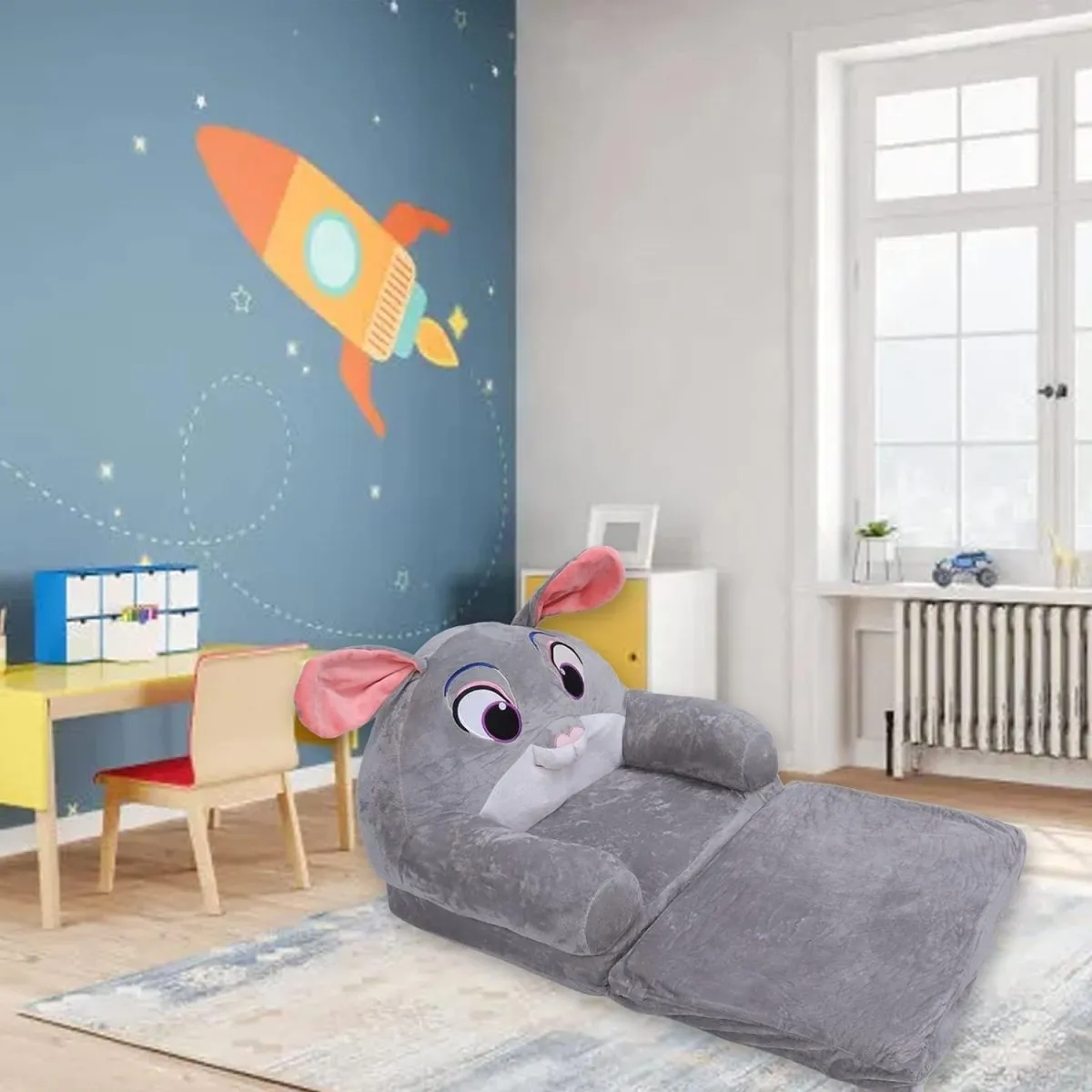 Imported 3 Layers Cartoon Themed Foldable Sofa Cum Bed