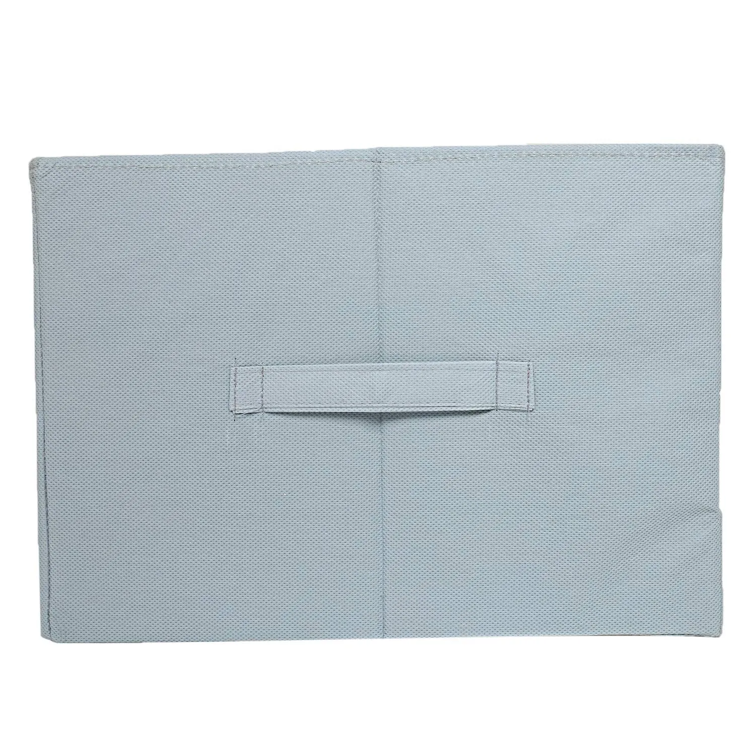 Kuber Industries Non-Woven Foldable Shirt Stacker|Cloth Wardrobe Organizer|Size 40 x 25 x 24 CM|Pack of 2 (Grey and Blue)