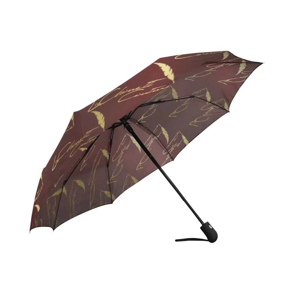 LA SIGNATURE BORDEAUX Auto-Foldable Umbrella