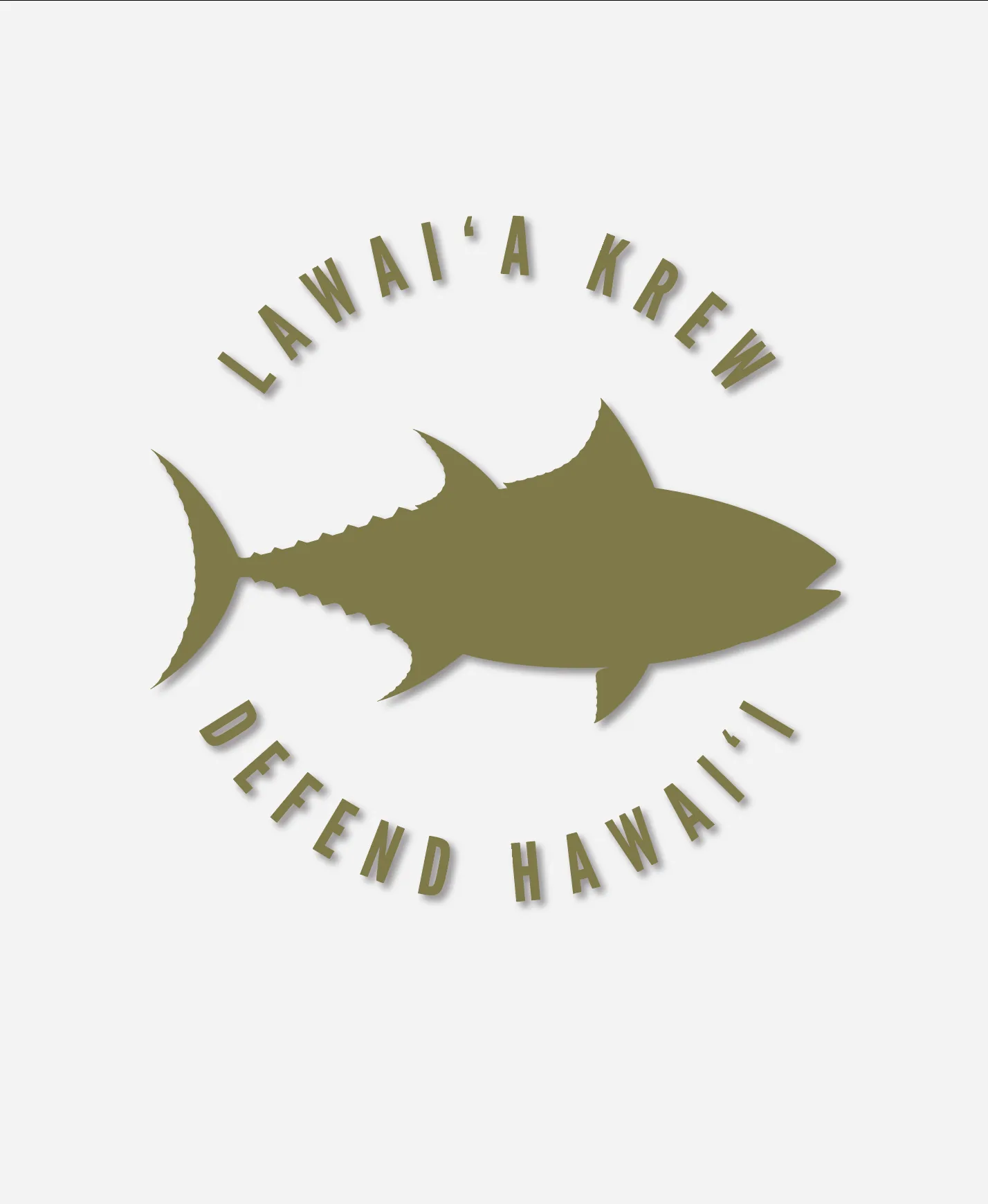 LAWAI'A KREW Vinyl Die-Cut Sticker