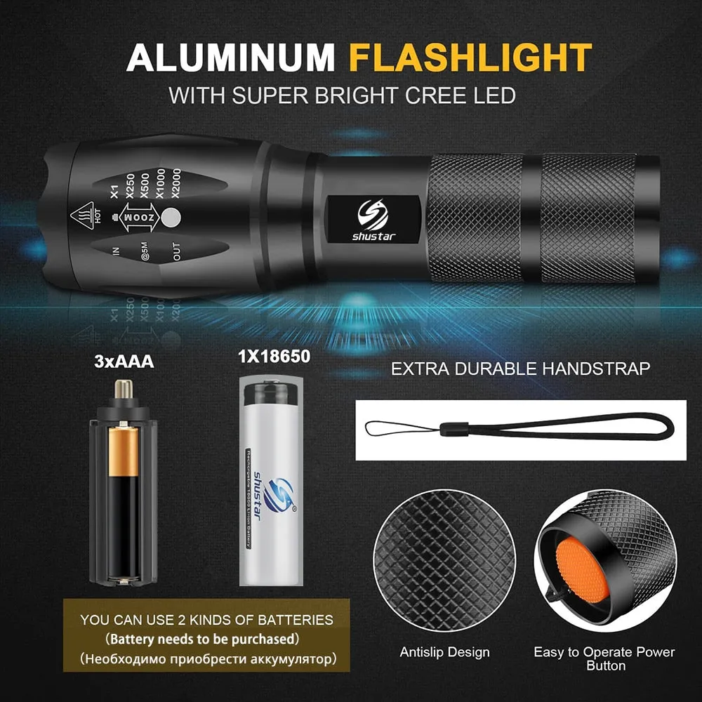 LED Camping Flashlight