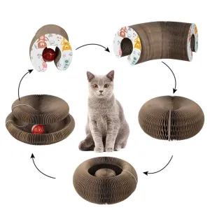 LovelyRLovely Foldable Cat Scratcher Cardboard