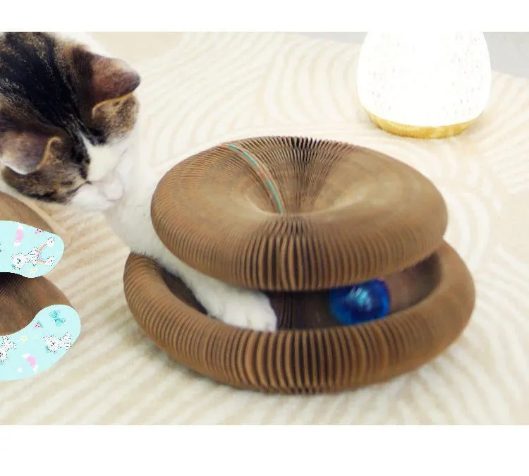 LovelyRLovely Foldable Cat Scratcher Cardboard