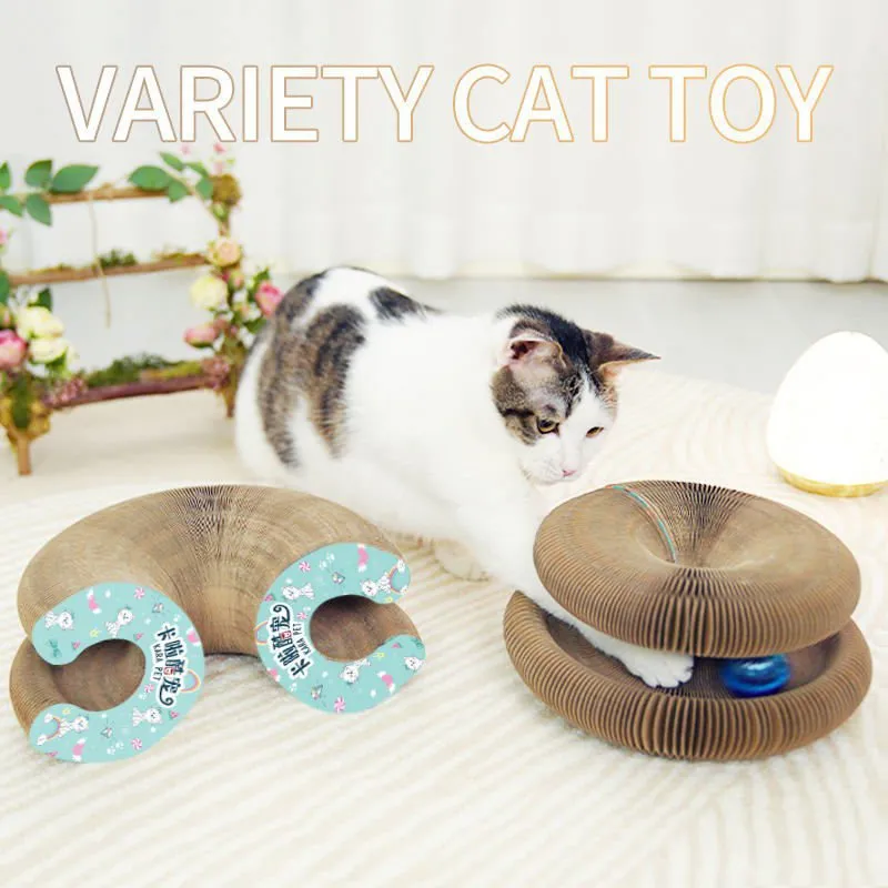 LovelyRLovely Foldable Cat Scratcher Cardboard