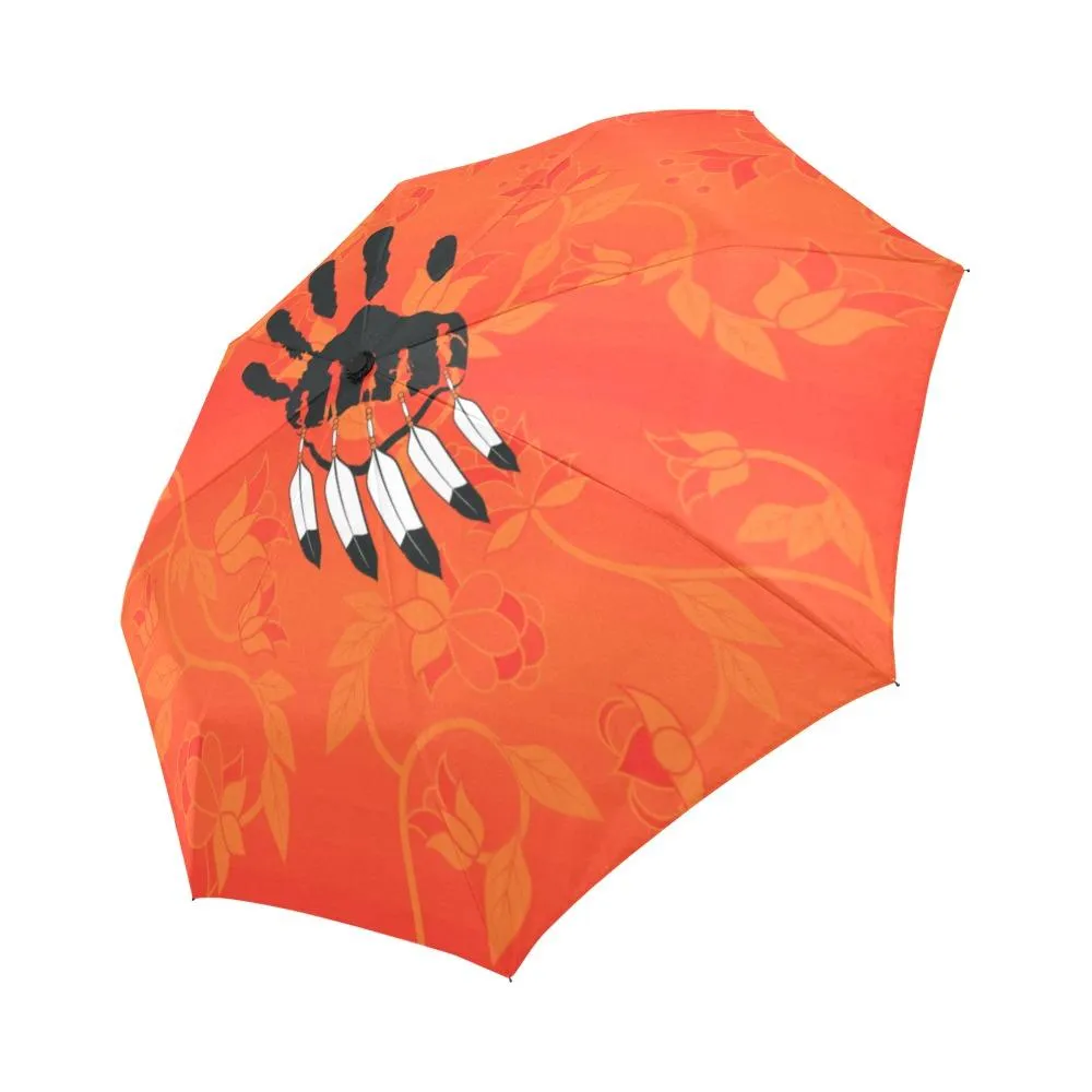 Orange Days Orange A feather for each Auto-Foldable Umbrella