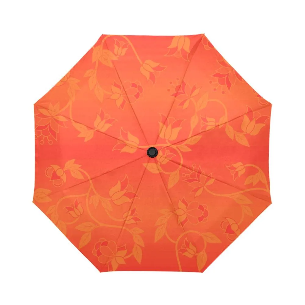 Orange Days Orange Auto-Foldable Umbrella