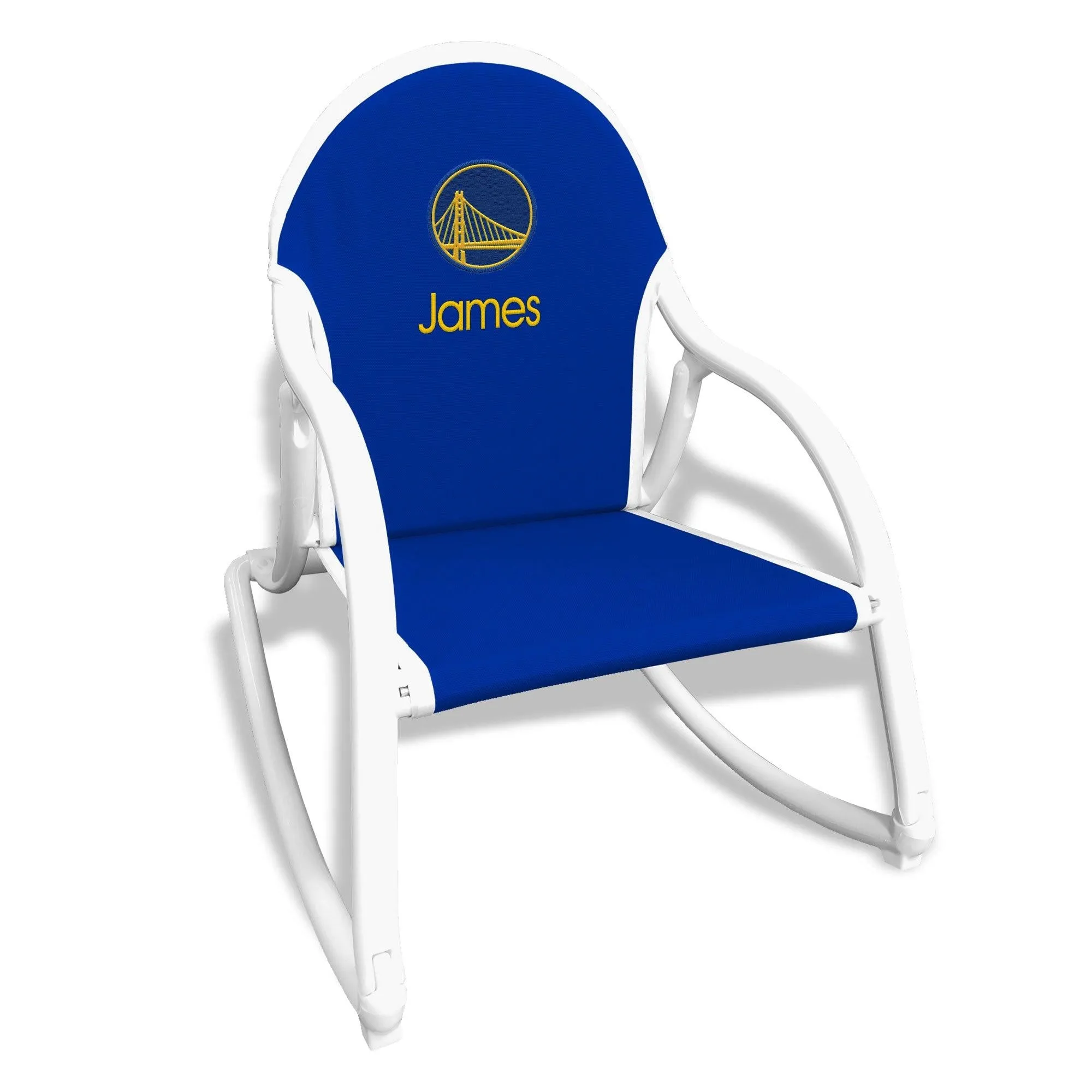 Personalized Golden State Warriors Rocking Chair