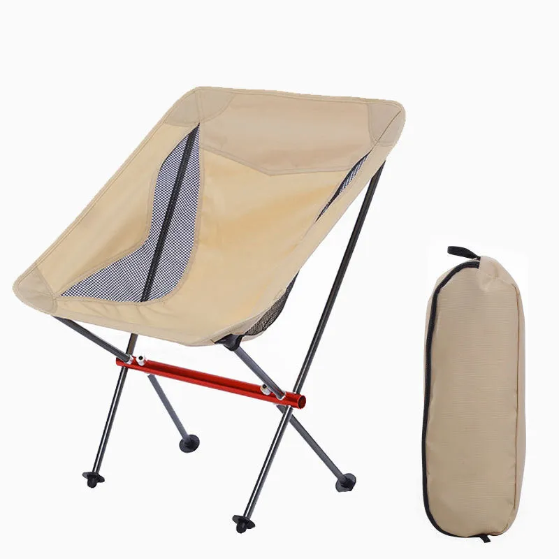 Portable Aluminum Moon Chair Camping Beach Chair Outdoor Folding Chair.