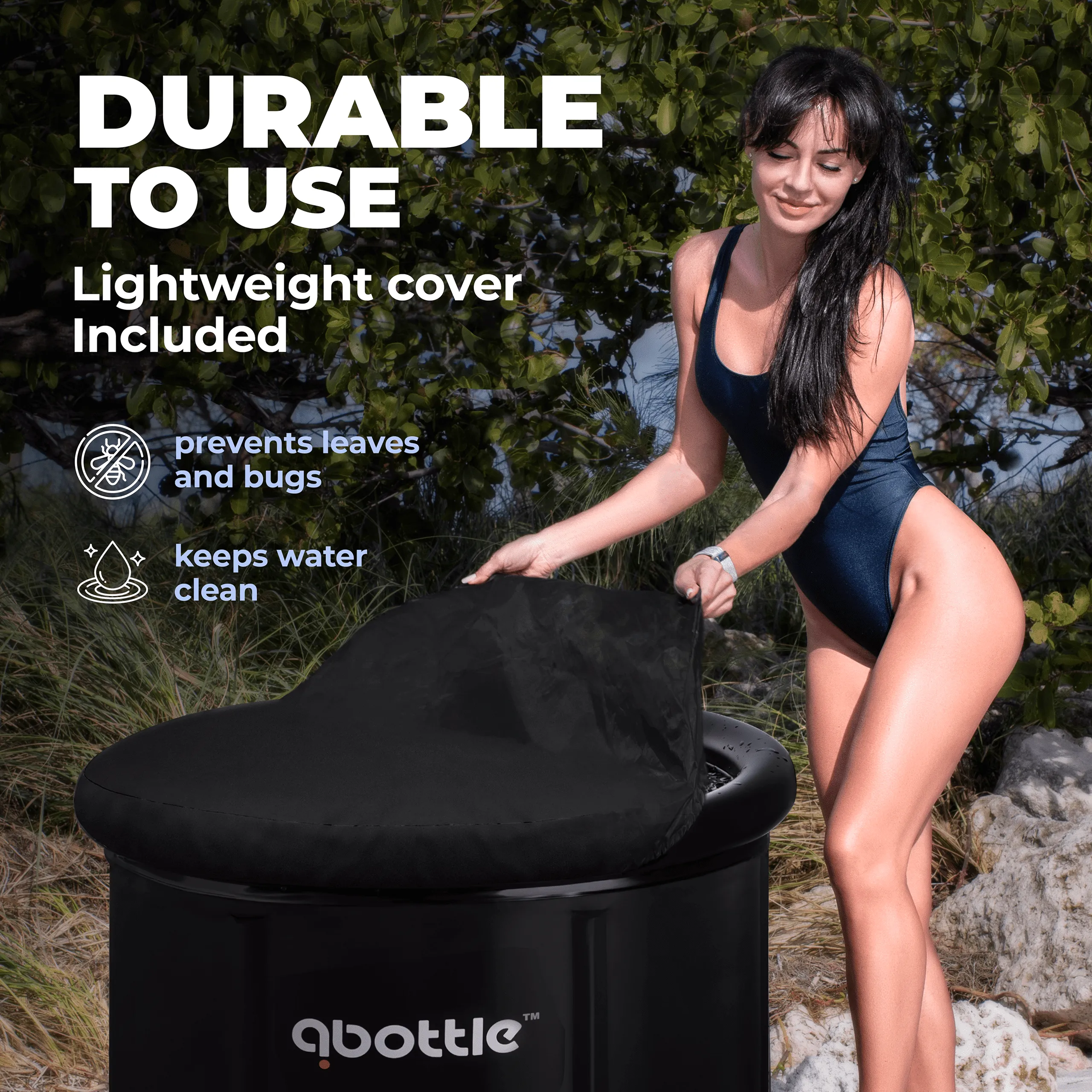 Premium Portable Ice Bath Tub for Athletes - Inflatable Cold Plunge Tub for Recovery & Polar Recovery Experience for Indoor and Outdoor Use