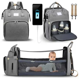 "SleepySprout Convertible Diaper Bag"