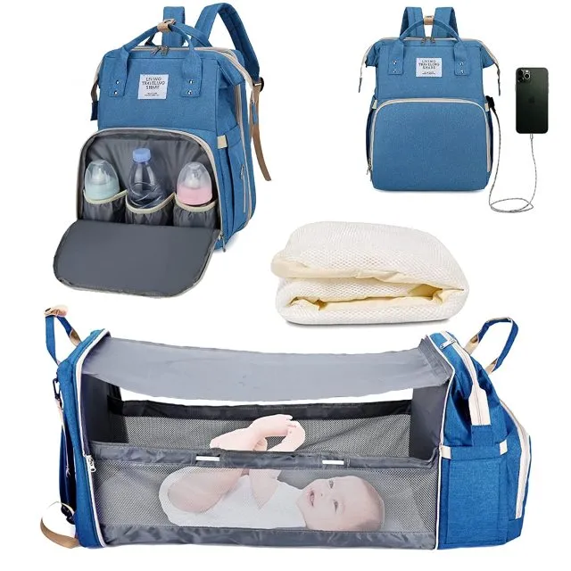 "SleepySprout Convertible Diaper Bag"