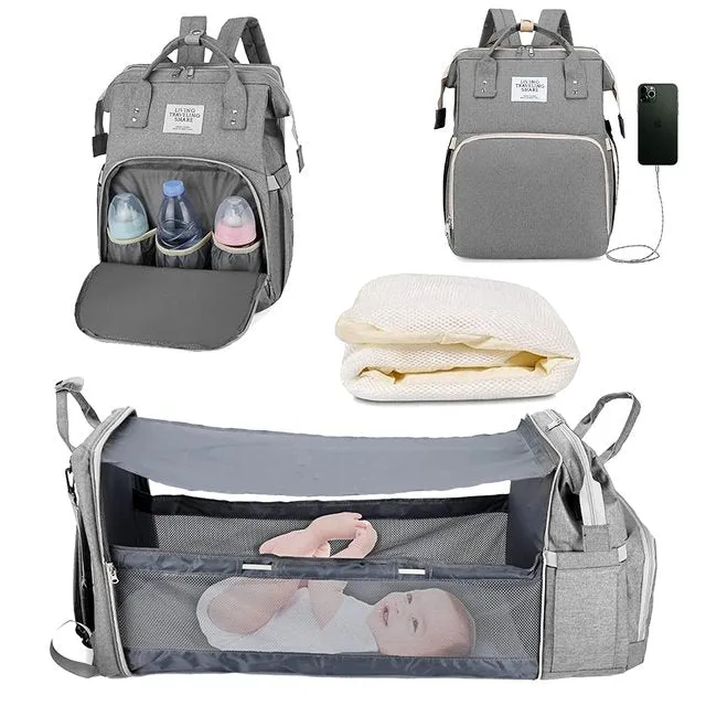 "SleepySprout Convertible Diaper Bag"