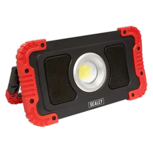 Rechargeable Wireless Speaker Work Light 20W COB LED   Power Bank