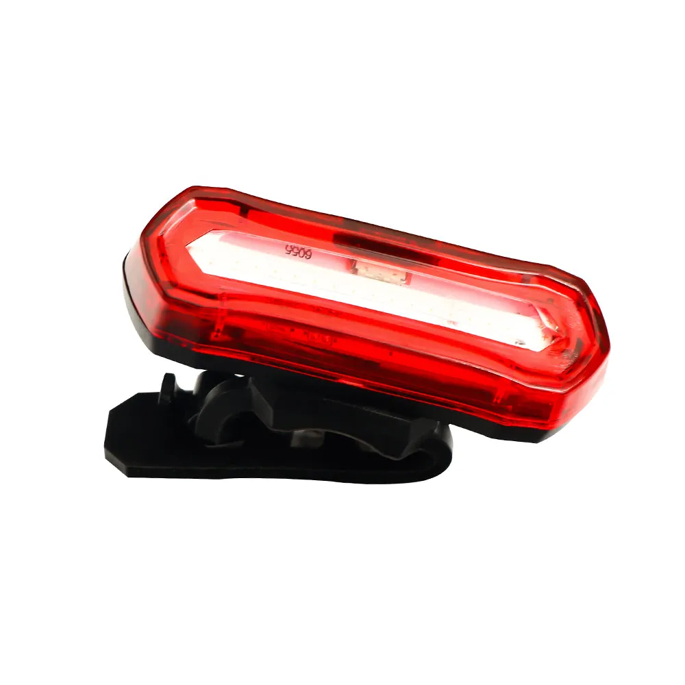 Red Cosmic Rechargeable LED Bike Rear Lights with Silicon Strap