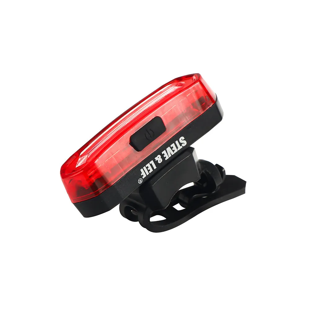 Red Cosmic Rechargeable LED Bike Rear Lights with Silicon Strap