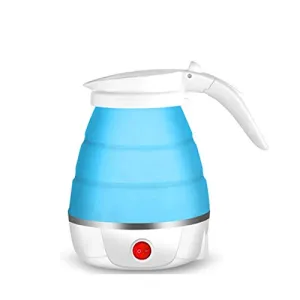 Silicone Foldable Collapsible Electric Water Kettle Camping Boiler