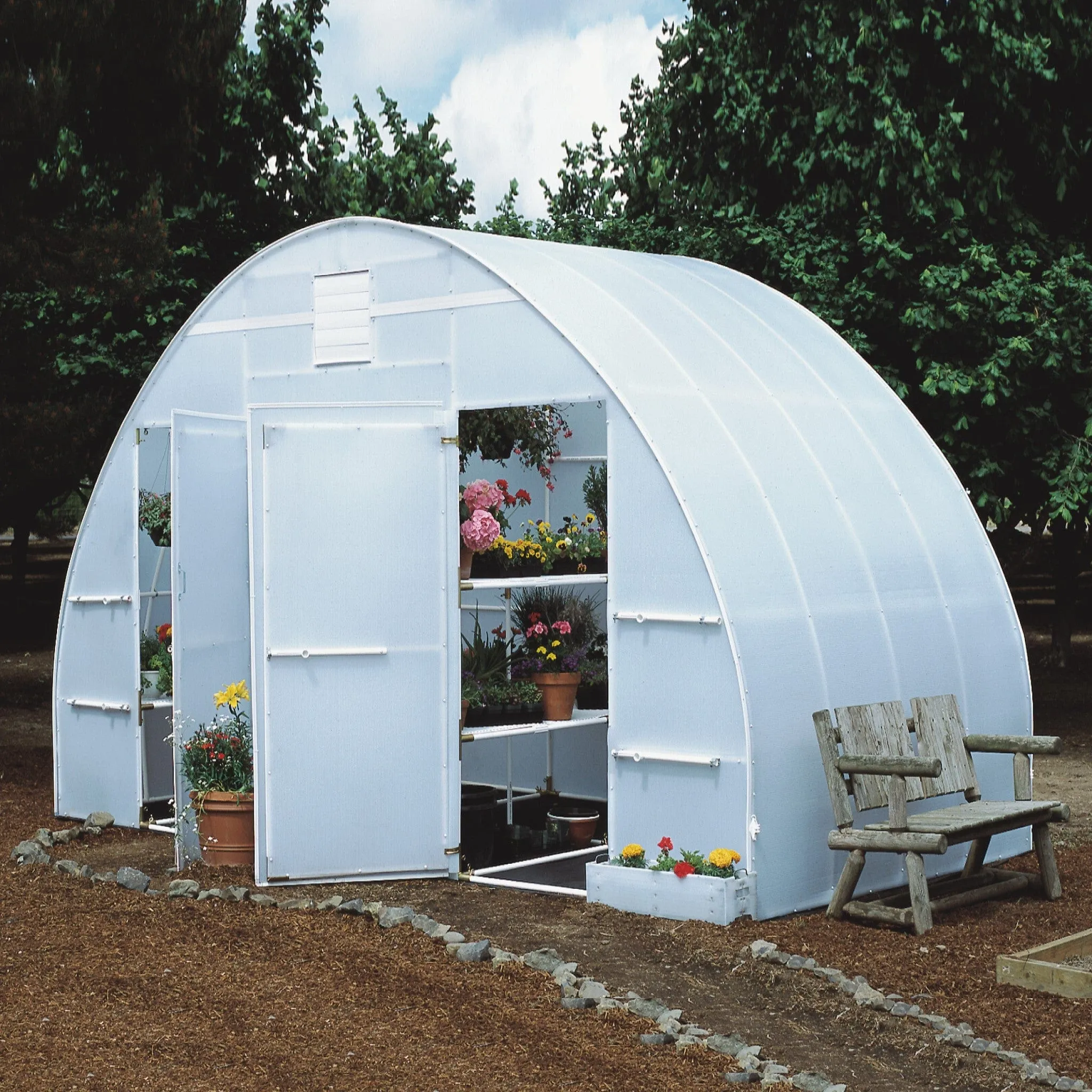 Solexx | Conservatory Greenhouse Kit With High Performance Greenhouse Plastic