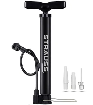 Strauss High Pressure Multipurpose Air Pump |Cycle Pump for Bicycle, Car, Football, Basketball |Balloon Pump Machine |Inflator Bicycle Floor Pump | Portable Hand Pump for Indoor & Outdoor Use,(Green)