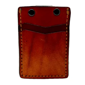 The JEROME Ventura Minimalist Leather Wallet in Medium Brown